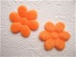 Bont bloem ~ 3 cm ~ Oranje - 1 - Thumbnail