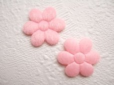 Bont bloem ~ 3 cm ~ Roze