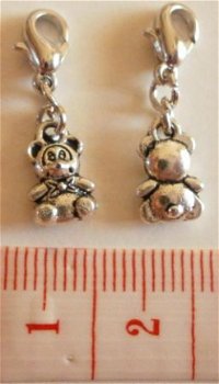 Baby : Charm beertje 11 x 07 mm. - 1