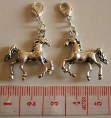 Sport : Paardrijden : Charm paard 22 x 22 mm.