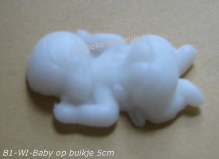 STUNT 50 Baby zeepjes WIT doopsuiker babyborrel doop - 1