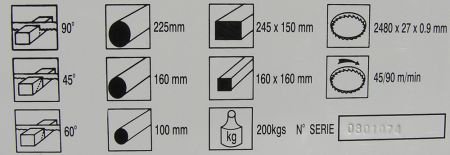 Metaal Band Zaagmachine NIEUW - 1