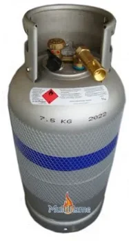 Aluminium gasdamptank 33,3 liter lpg gasfles lichtgewicht - 0