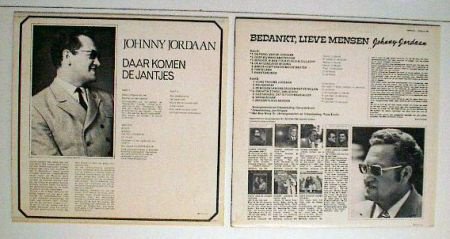 2x LP Johnny Jordaan - De Jantjes + Bedankt Lieve Mensen - 2