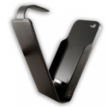 Dolce Vita iPhone 4 4S Leather Case with Battery 1500mAh, Ni - 1