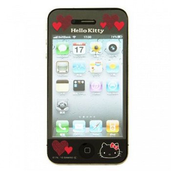 Hello Kitty Screen Protector Type A Apple iPhone 4 4S, Nieuw - 1