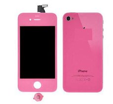 Apple iPhone 4 Display Unit + BackCover Pink, Nieuw, €76