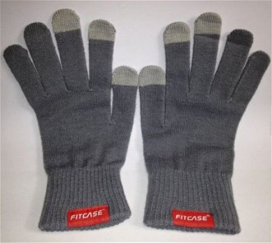 FitCase Touchscreen Gloves Wool grey, Nieuw, €12,5 - 1