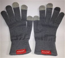 FitCase Touchscreen Gloves Wool grey, Nieuw, €12,5