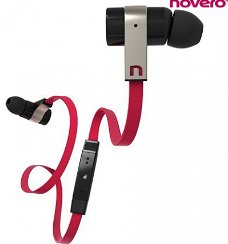 Novero Rockaway Stereo Bluetooth Headset Red, Nieuw, €69,95