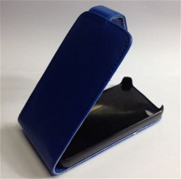 Faux hoesje iPhone 4 4S Blauw,Nieuw, €6.99 - 1