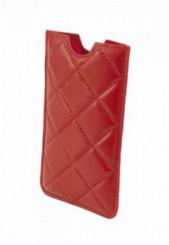 Deluxe Stitch Alesio Red Leather Case Size M, Nieuw, €34.95 - 1