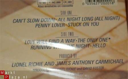 Lionel Richie LP - 2