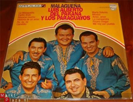 Malaguena Luis Alberto del Parana Y Los Paraguayos LP - 1