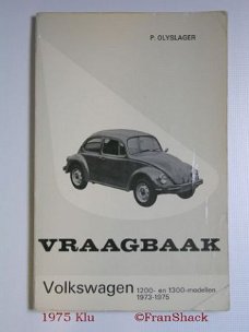 [1975] Vraagbaak VW 1200 en 1300 model 1973-75, Olyslager, Kluwer