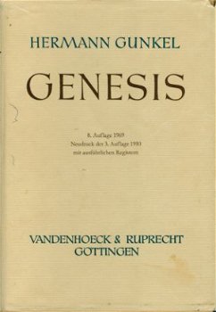 Gunkel, Hermann; Genesis - 1