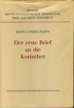 Conzelmann, Hans; Der erste Brief an die Korinther - 1