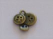 bronze metal buttons 15 mm - 1 - Thumbnail