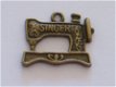 bronze metal singer sewing machine 20 mm - 1 - Thumbnail