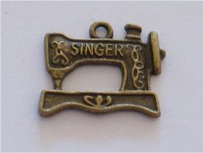 bronze metal singer sewing machine 20 mm