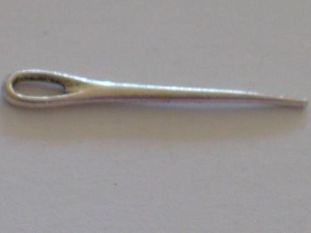 silver metal needle 40 mm - 1