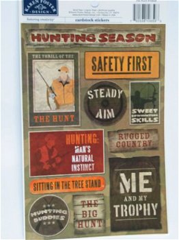 Karen Foster cardstock stickers the hunt - 1
