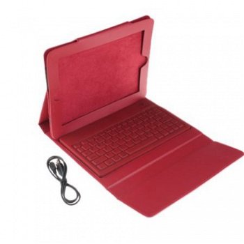 iPad 2 Case With Bluetooth Keyboard rood, Nieuw, €35 - 1