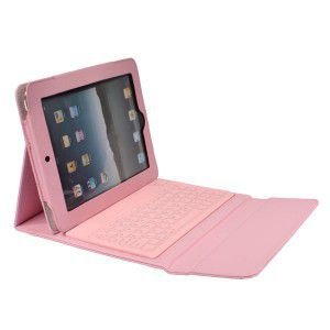 iPad 2 Case With Bluetooth Keyboard pink, Nieuw, €35 - 1