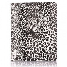 Leopard Stand Leather Case Cover voor iPad 2 en iPad 3, Nieu