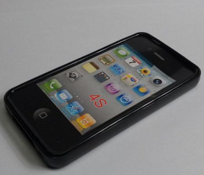 Gel silicone hoesje zwart iPhone 4s, Nieuw, €6.99 - 1