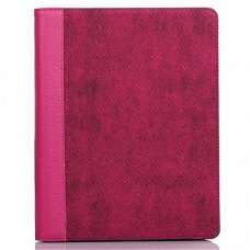 Cowboy Full Protection Leather Case voor New iPad 3 Pink, Ni
