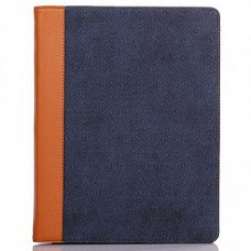 Cowboy Full Protection Leather Case voor New iPad 3 Blauw, N