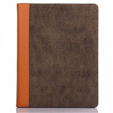 Cowboy Full Protection Leather Case voor New iPad 3 bruin, N