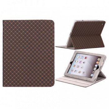 Check Pattern Stand Leather Case hoes voor iPad 3, Nieuw, €2 - 1