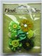 By pataloo fabric flowers green - 1 - Thumbnail