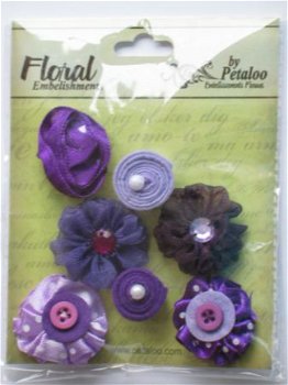 By pataloo fabric flowers purple - 1