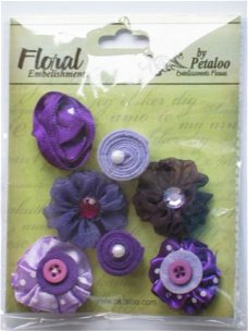 By pataloo fabric flowers purple