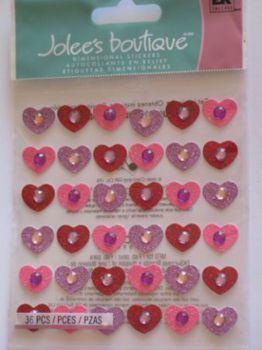 jolee's boutique repeats tween gem hearts - 1