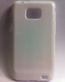 Silicone Hoesje wit Samsung i9100 Galaxy S 2, Nieuw, €6.99