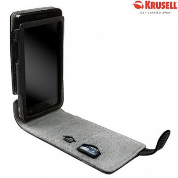 Krusell Leather Case Orbit Flex Samsung Galaxy S II, Nieuw, - 1