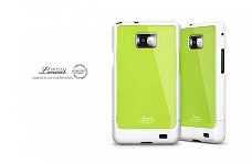 Samsung Galaxy i9100 S2 Case Linear Silver Green, Nieuw, €19