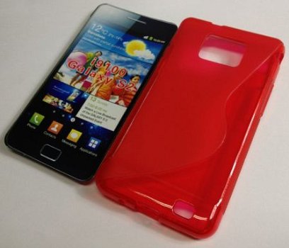 Comutter Case hoesje Samsung Galaxy S II i9100 rood, Nieuw, - 1