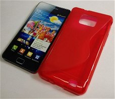 Comutter Case hoesje Samsung Galaxy S II i9100 rood, Nieuw,