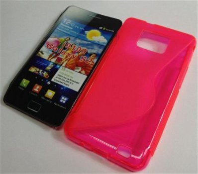 Comutter Case hoesje Samsung Galaxy S II i9100 pink, Nieuw, - 1