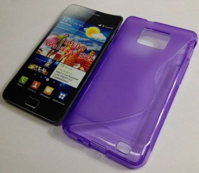 Comutter Case hoesje Samsung Galaxy S II i9100 paars, Nieuw, - 1