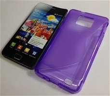 Comutter Case hoesje Samsung Galaxy S II i9100 paars, Nieuw,