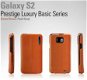 Zenus Prestige Luxury Basic Folder camelbrown Galaxy S2 i910 - 1 - Thumbnail