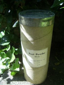 Eng. foot powder 1940 - 1