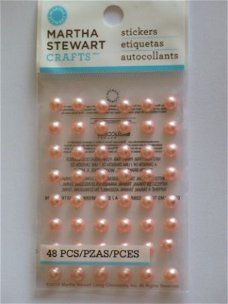 Martha Stewart pearl stickers pink