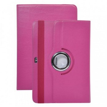 Rotatable hoesje Pink Leather Cover Stand Samsung 7500 7510, - 1